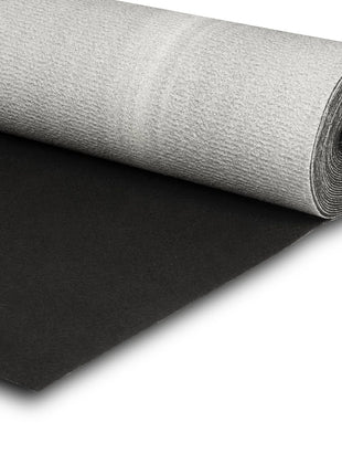 Velour Flat Aisle Runner - Black eventcarpetsonline.co.uk