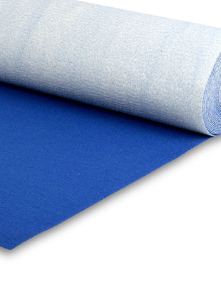 Velour Flat Aisle Runner - Royal Blue eventcarpetsonline.co.uk