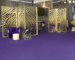 Purple Luxury Exhibition & Marquee Carpet from eventcarpetsonline.co.uk