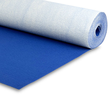 Velour Flat Aisle Runner - Royal Blue eventcarpetsonline.co.uk